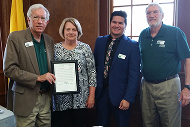 Regents Honor President Gamble