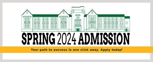 Apply today for the spring 2024 semester