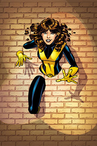 Kitty Pryde Passing Through a Wall