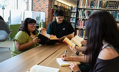 Students at the Golden Student Success Center